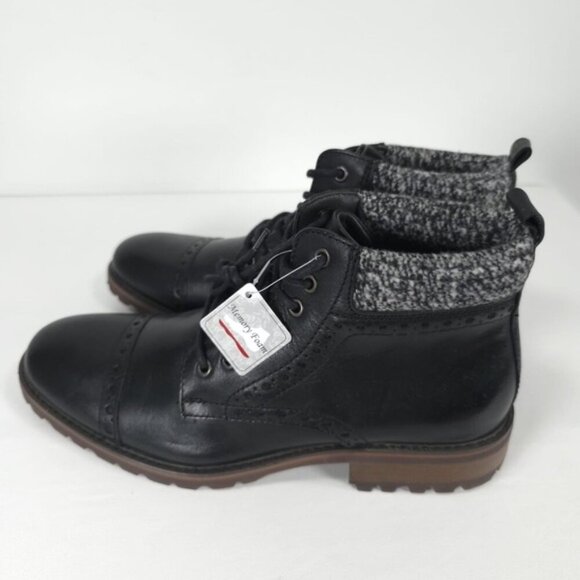 NWOB LA MILANO THOMAS GENUINE LEATHER Cap Toe Lace Up Casual Oxford Boots B51573 main image 4